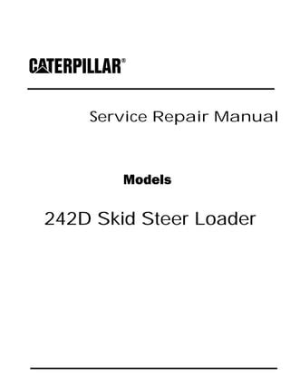 2002 cat 242 skid steer specs|cat 242d manual.